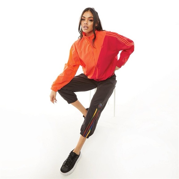 Adidas XS Japona TT Red and Orange Track Jacket Windbreaker Primegreen - Picture 15 of 16